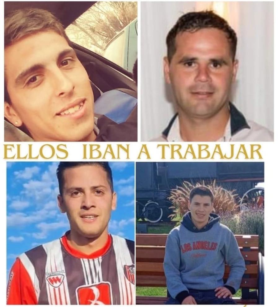 Las cuatro v&iacute;ctimas eran trabajadores oriundos de Basavilbaso.