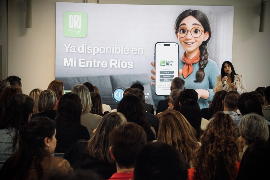 La vicegobernadora Alicia Aluani durante la presentaci&oacute;n.