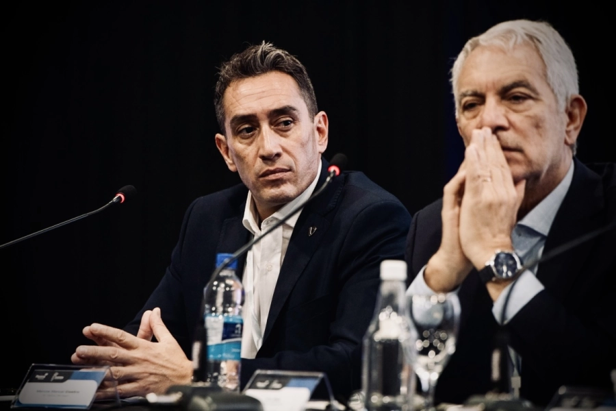 Intendentes Marcos Castro (Viedma) y Julio Alak (La Plata).