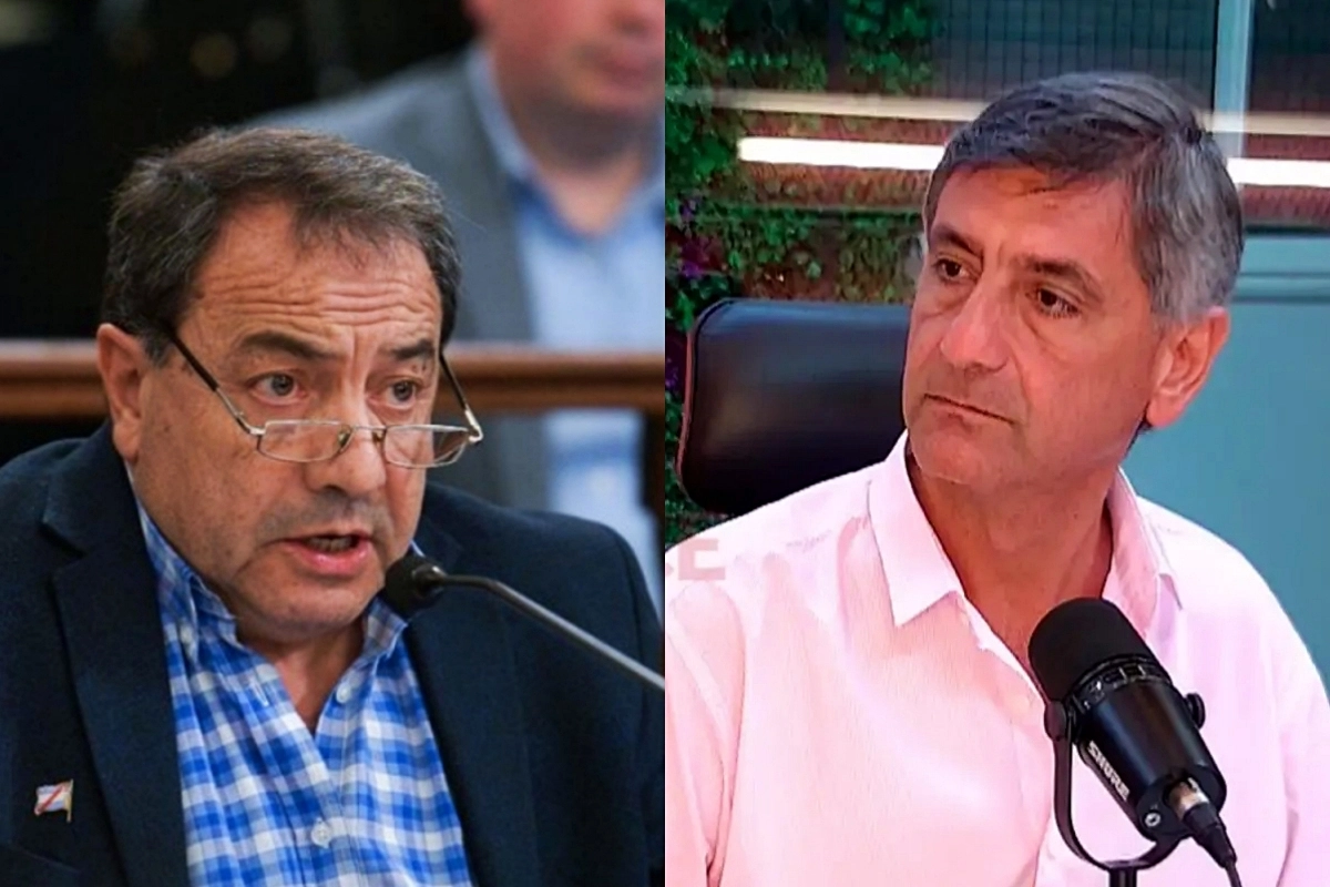 Senador V&Iacute;ctor Sanzberro y Ricardo Garc&iacute;a, vicepresidente de la OSER.