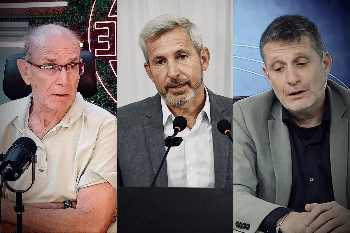 Jorge Kerz, Rogelio Frigerio y Luciano Filipuzzi.