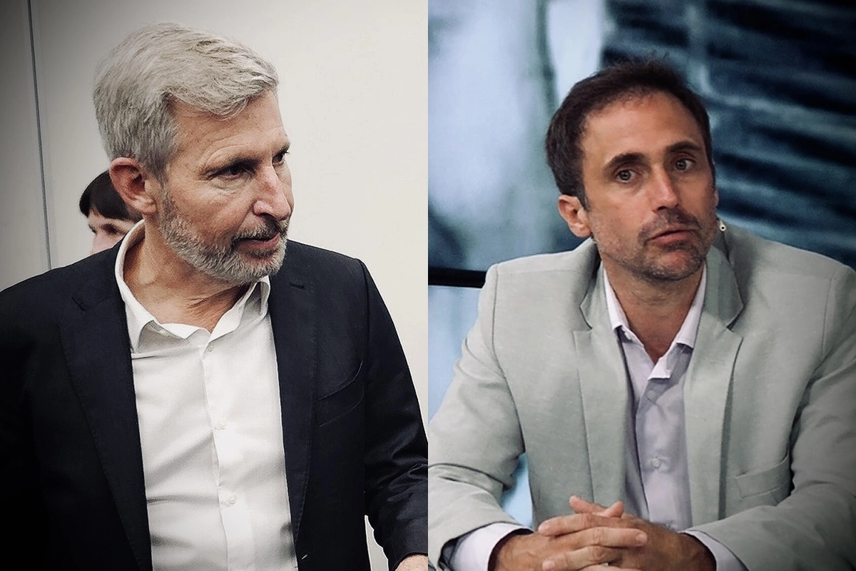 Rogelio Frigerio y el diputado provincial Juan Rossi (Partido Socialista - JxER)