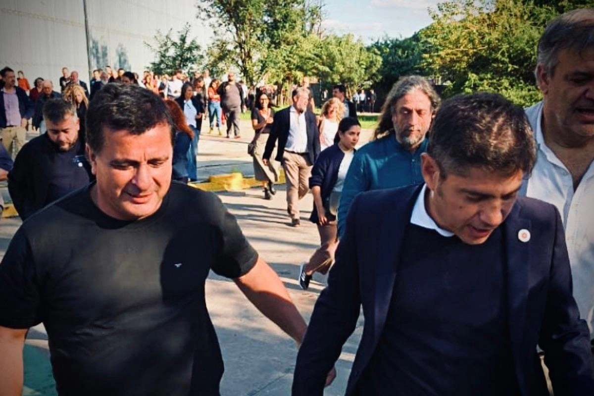 Marcelo Casaretto y Axel Kicillof.