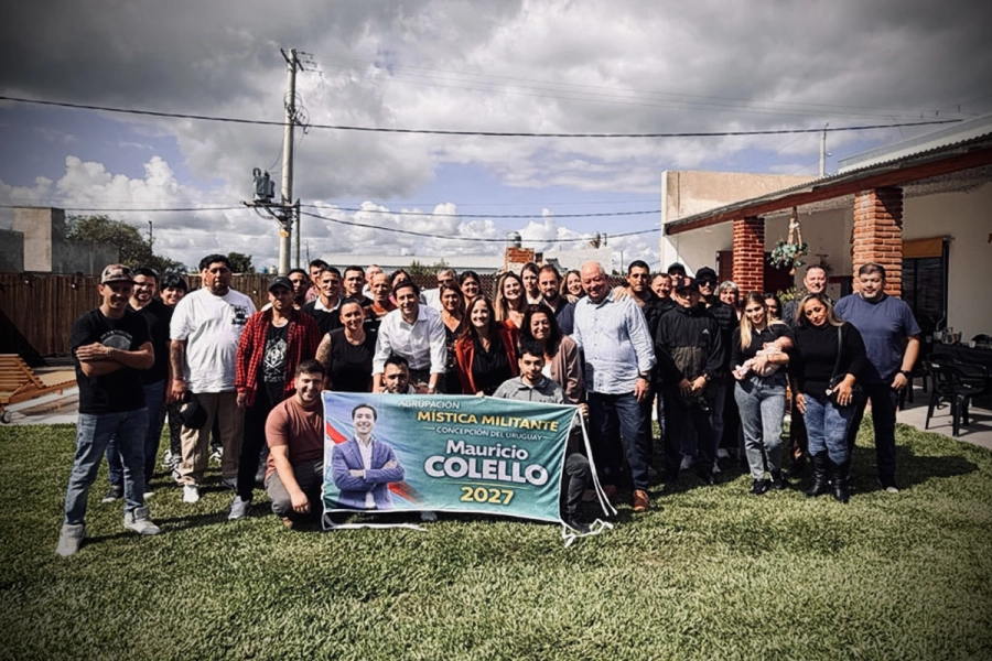 Lanzamiento de la agrupaci&oacute;n "M&iacute;stica Militante" en Concepci&oacute;n del Uruguay.