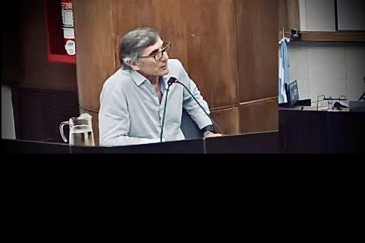 El empresario Daniel Pit&oacute;n durante su declaraci&oacute;n en el TOCF N&ordm; 7.