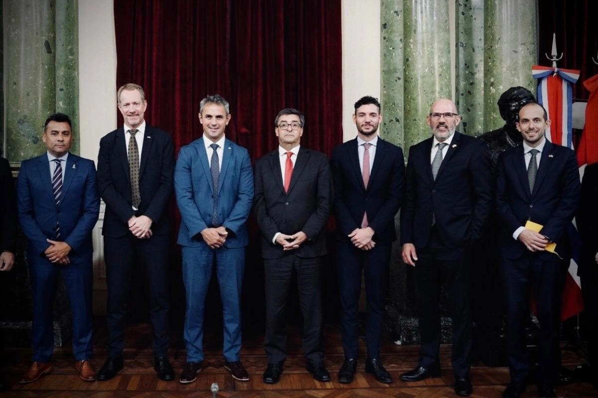 Andr&eacute;s Laumann junto a Mart&iacute;n Menem en actividades de car&aacute;cter diplom&aacute;tico.