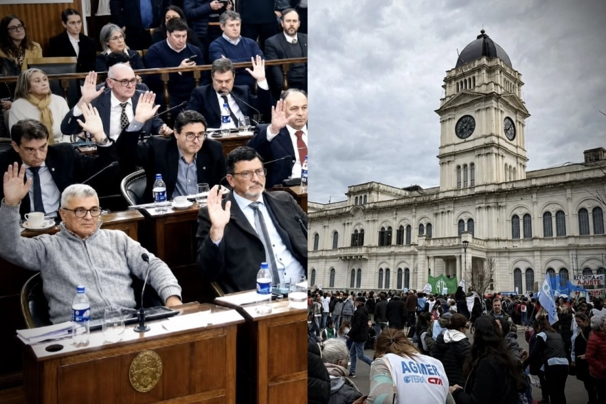 Frigerio consigui&oacute; la media sanci&oacute;n de la reforma previsional en medio de un fuerte rechazo de los trabajadores